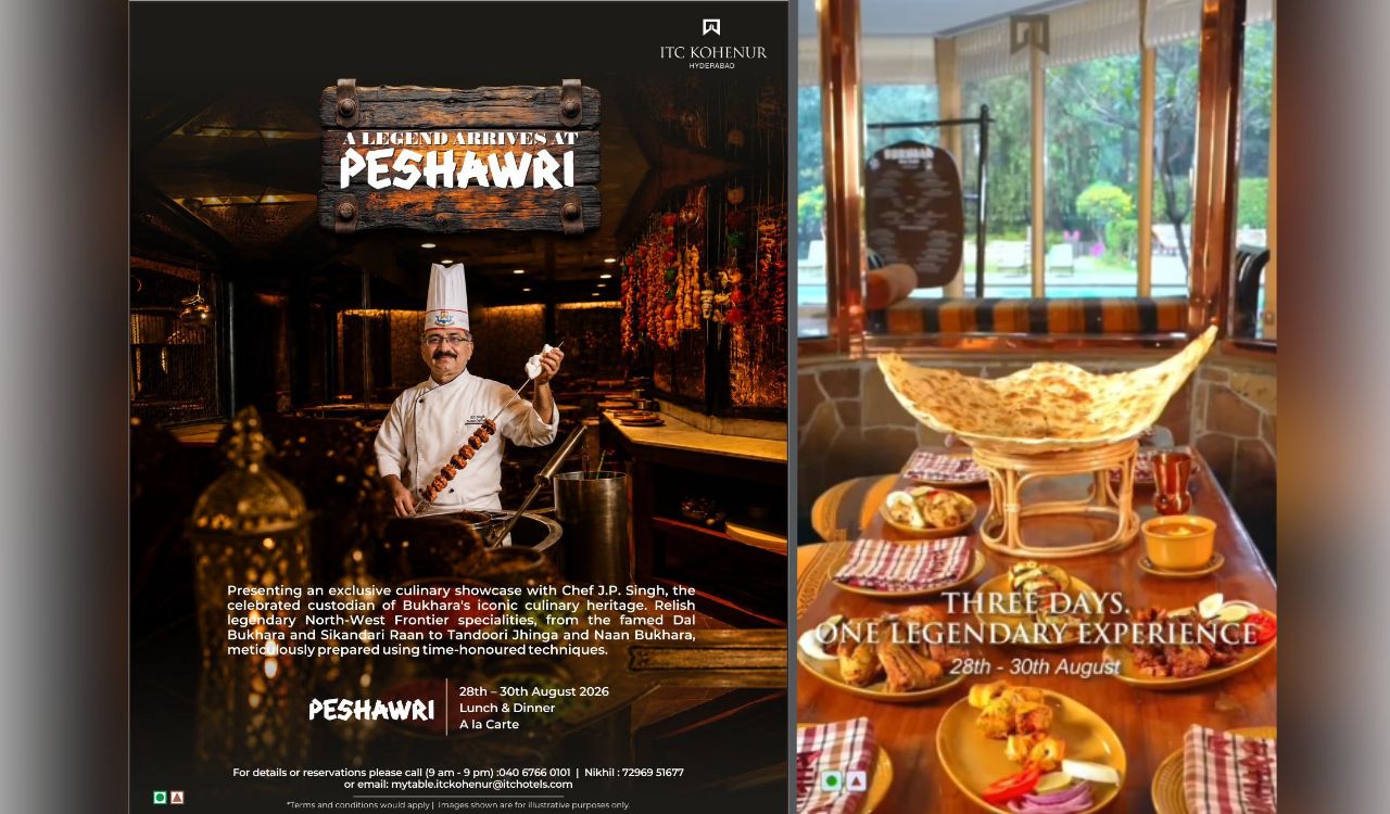 Chef JP Singh brings Bukhara’s legendary flavours to Peshawri at ITC Kohenur