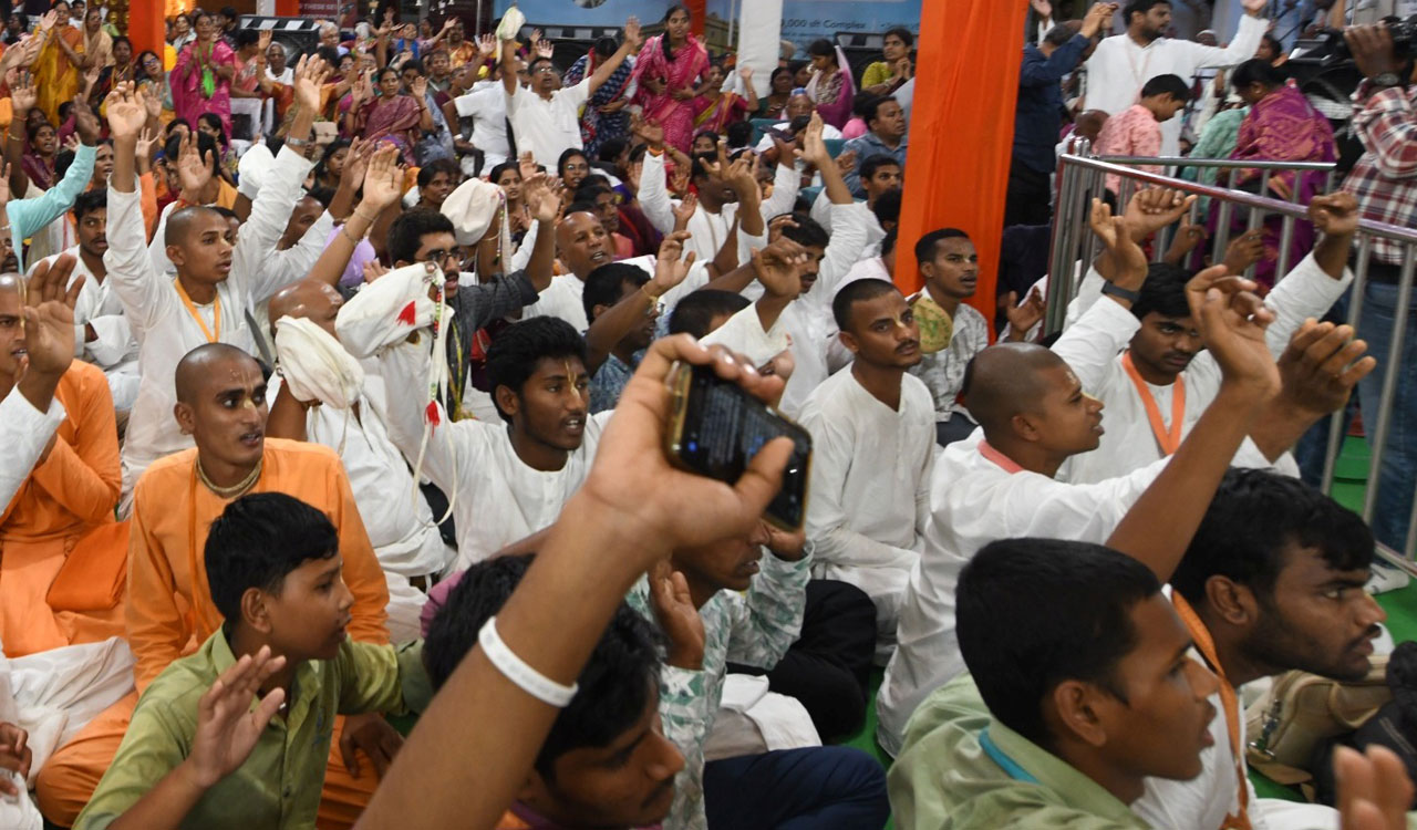ISKCON Abids celebrates golden jubilee; Governor hails five decades of service