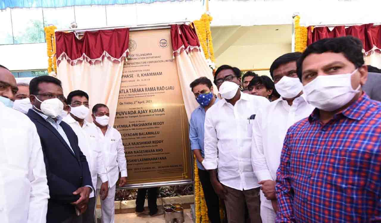 Second phase IT Hub construction works in Khammam delayed