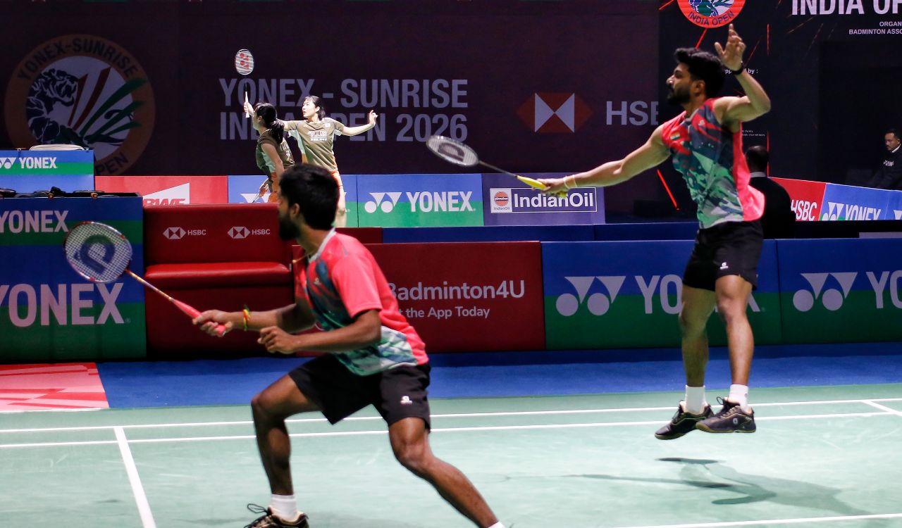 Arjun-Hariharan savour World Championships opener win in front of parents