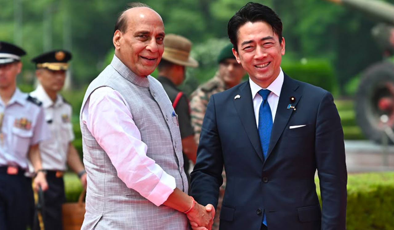 Japanese Defence Minister receives warm welcome in Delhi, to hold talks with Rajnath Singh