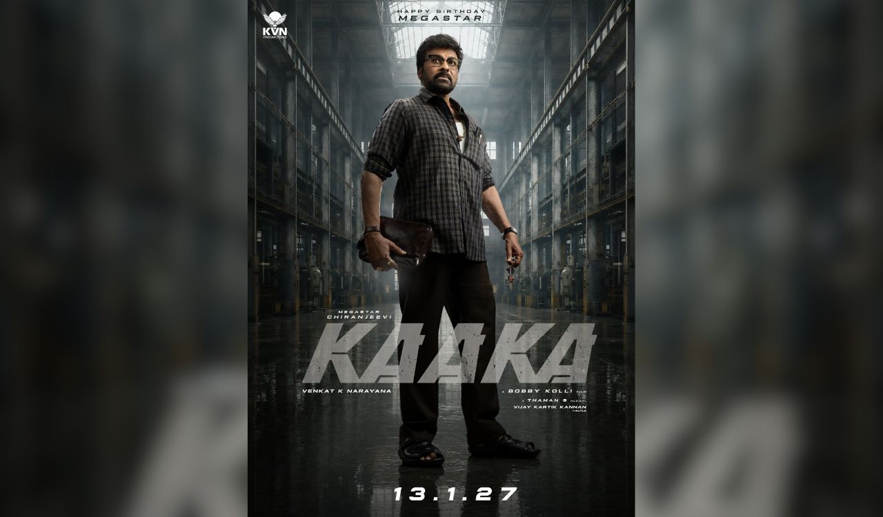 Watch: Chiranjeevi’s next film ‘Kaaka’ gets Sankranthi 2027 release date