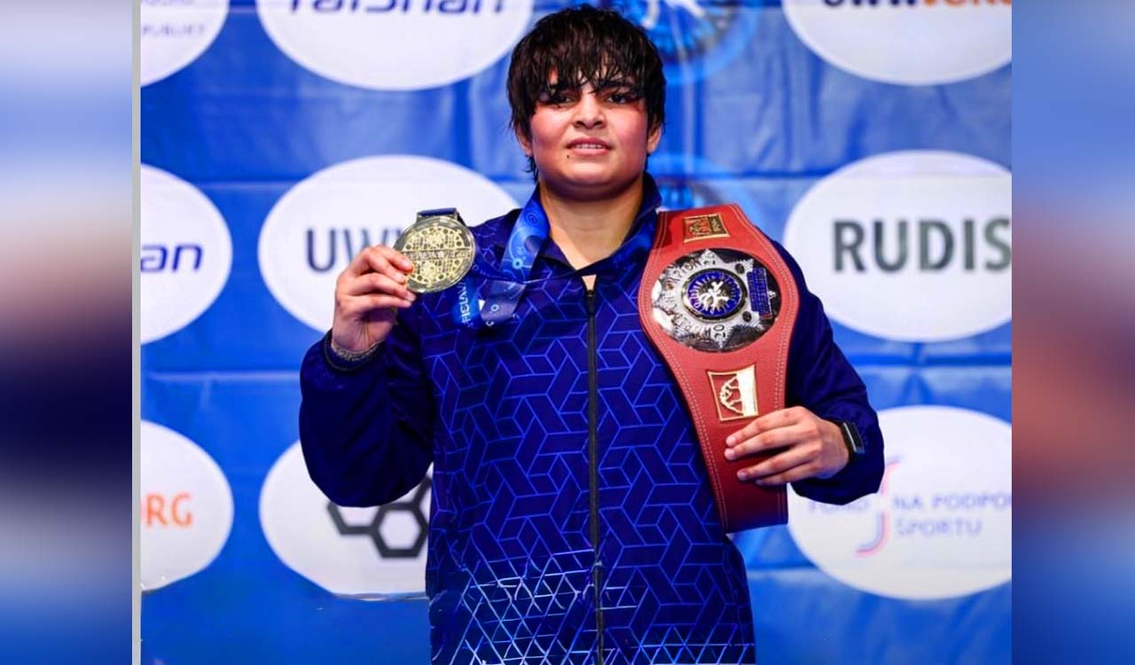 Kajal Dhochak wins gold as India bag two silver medals at U20 Wrestling Worlds