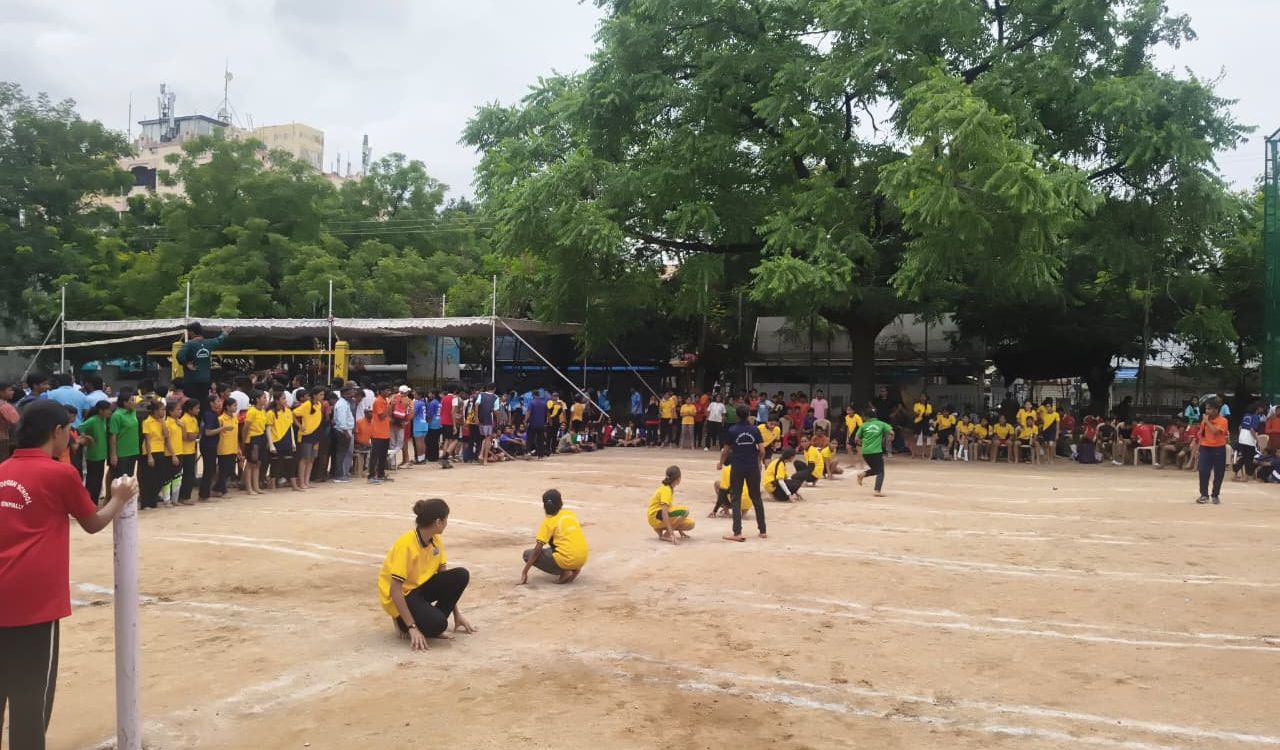 Sujatha High School beats St. Mary’s in Kargil Victory Sports Festival kho kho league