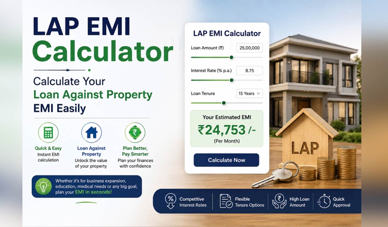 LAP EMI Calculator: Calculate Your Loan Against Property EMI Easily