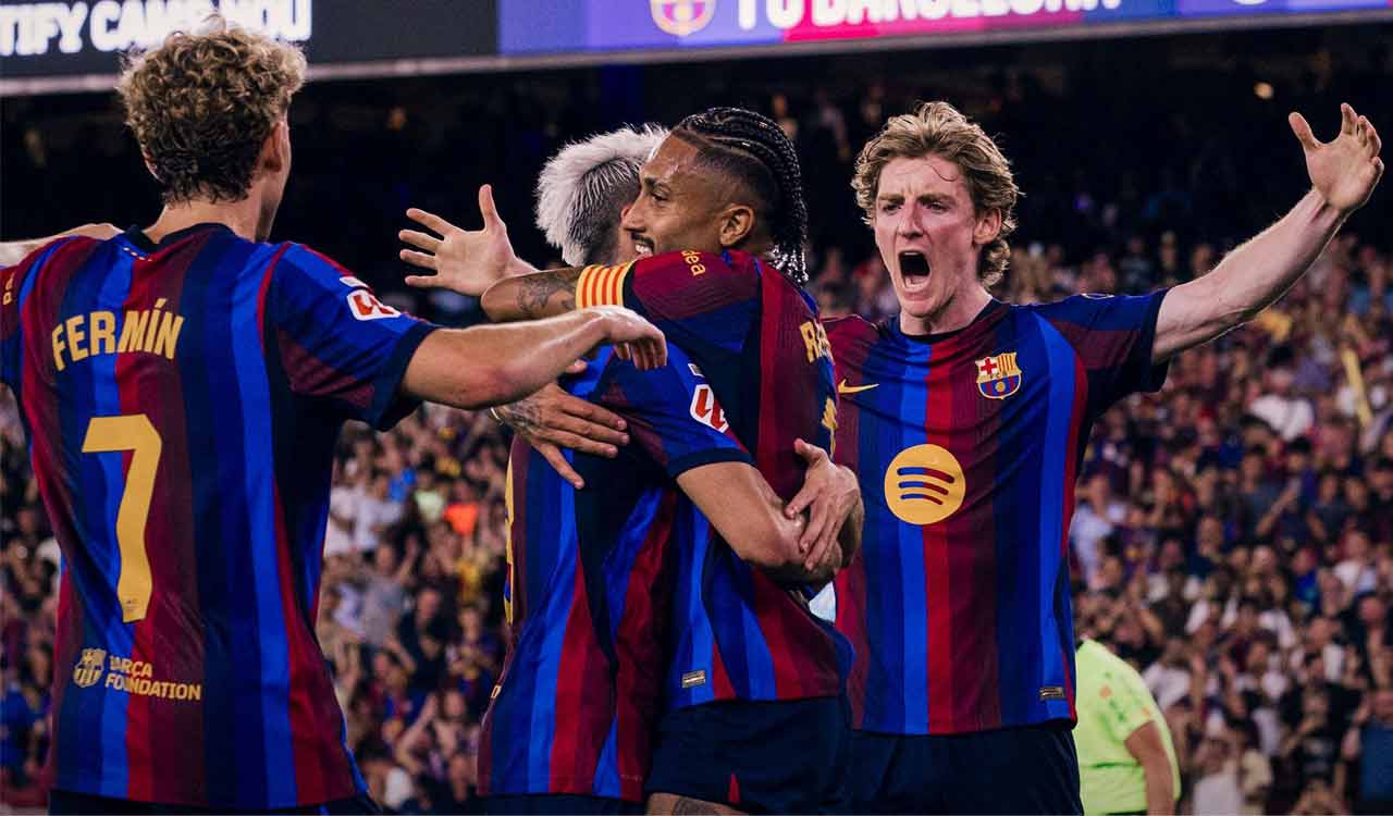 Barcelona beats Athletic Bilbao 2-0 to maintain perfect La Liga 2026/27 start