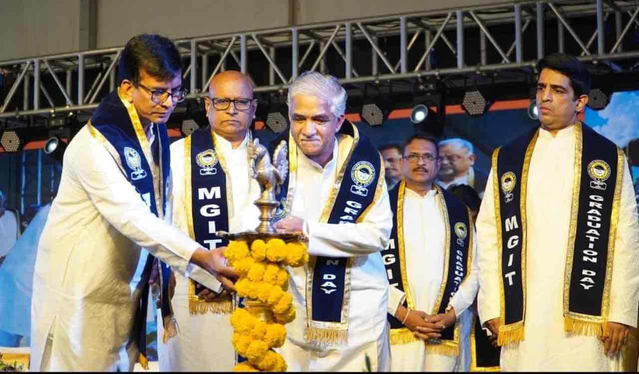 Over 1,000 graduates receive degrees at MGIT Graduation Day