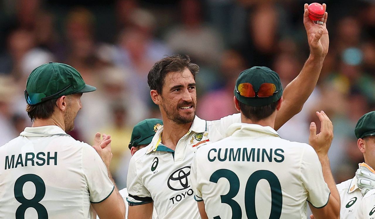 Mitchell Starc claims No. 1 spot in ICC Test rankings for first time