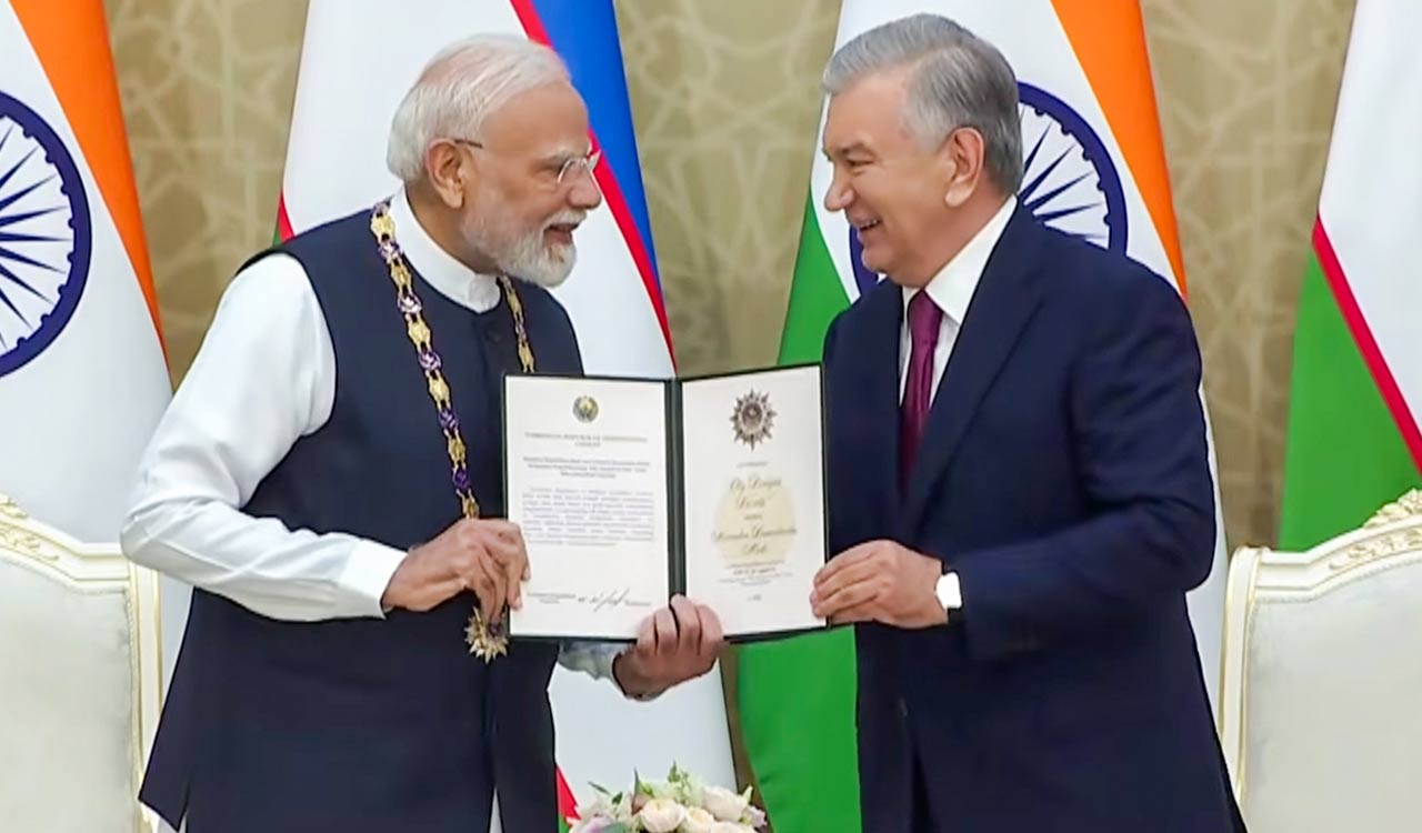 ‘Matter of pride for every Indian’: Uzbekistan’s highest honour for PM Modi draws praise from parties