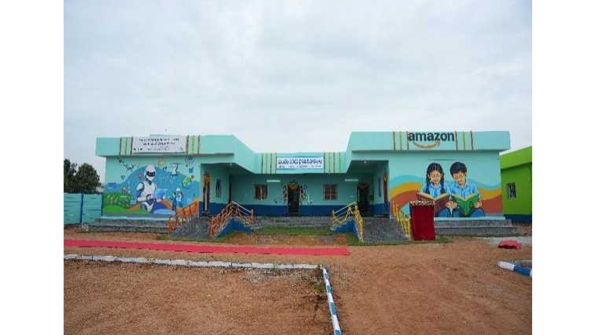 Amazon Inaugurates New Mandal Parishad Primary School and Pre-Primary Center in Telangana’s Peddaveedu