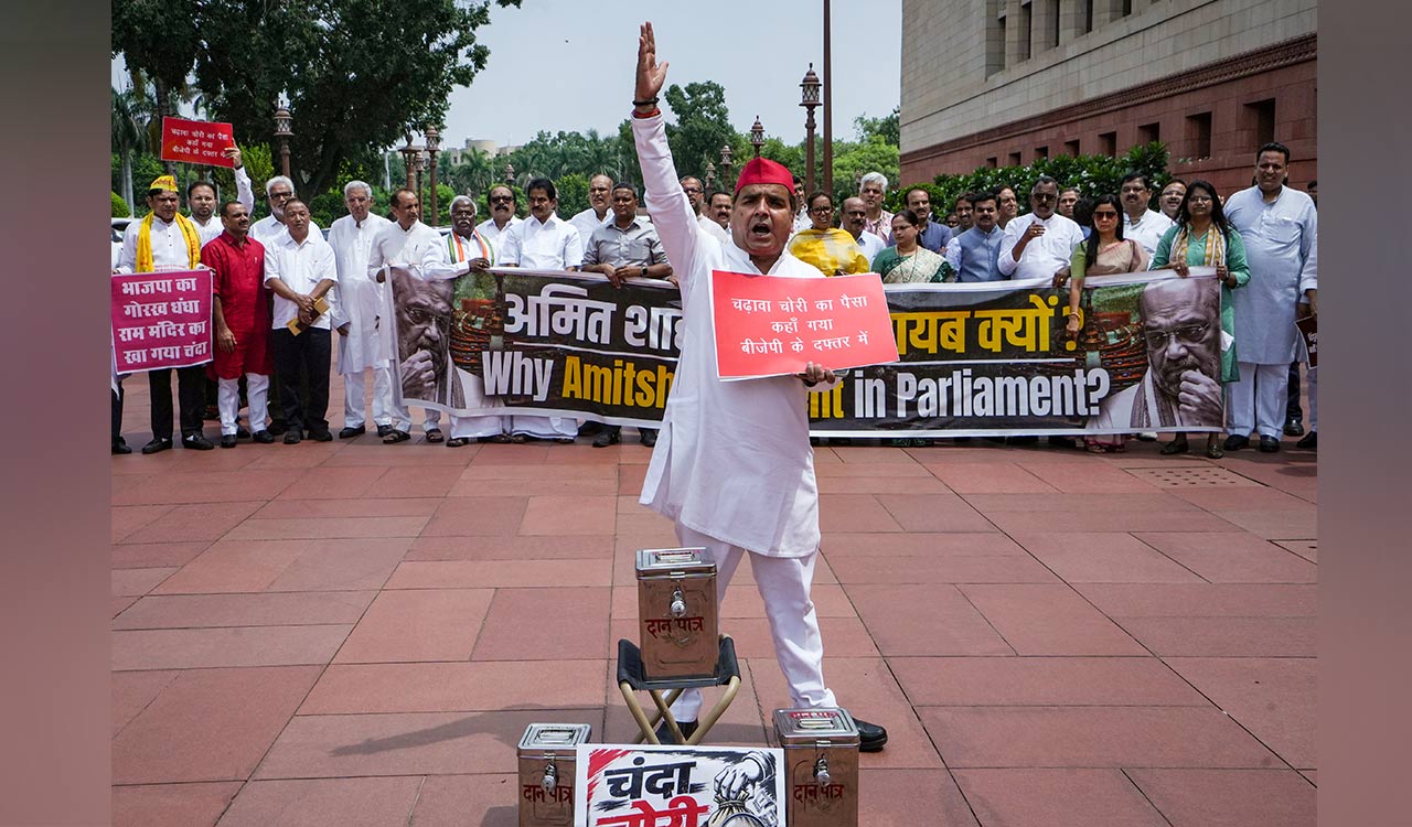Congress stalling Parliament, blocking debate on key Bills: BJP