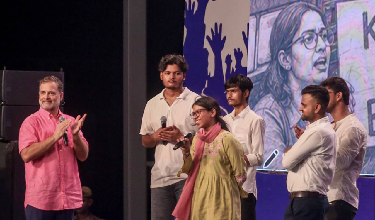 Rahul Gandhi’s youth-focused programme draws varied reactions in Prayagraj