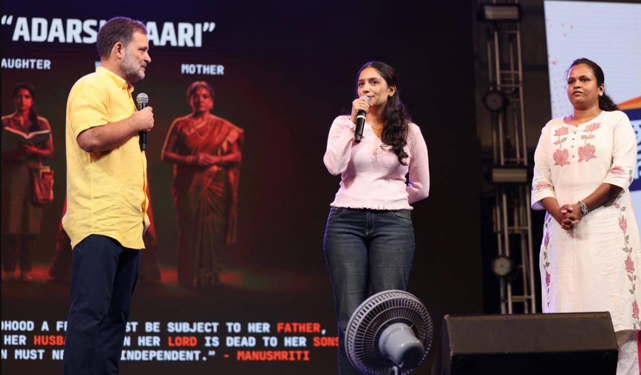 In Pune, Rahul Gandhi engages Gen-Z, challenges ‘Manusmriti’’s view of women