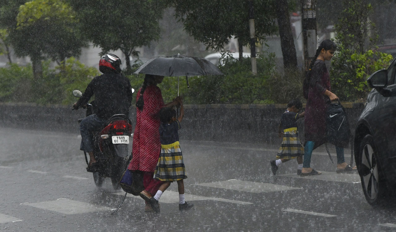 Hyderabad rains: Heavy showers lash central parts of city