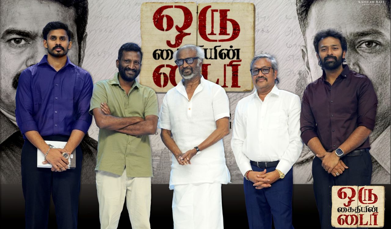 Rajinikanth unveils crime thriller ‘Oru Kaidhiyin Diary’ motion poster