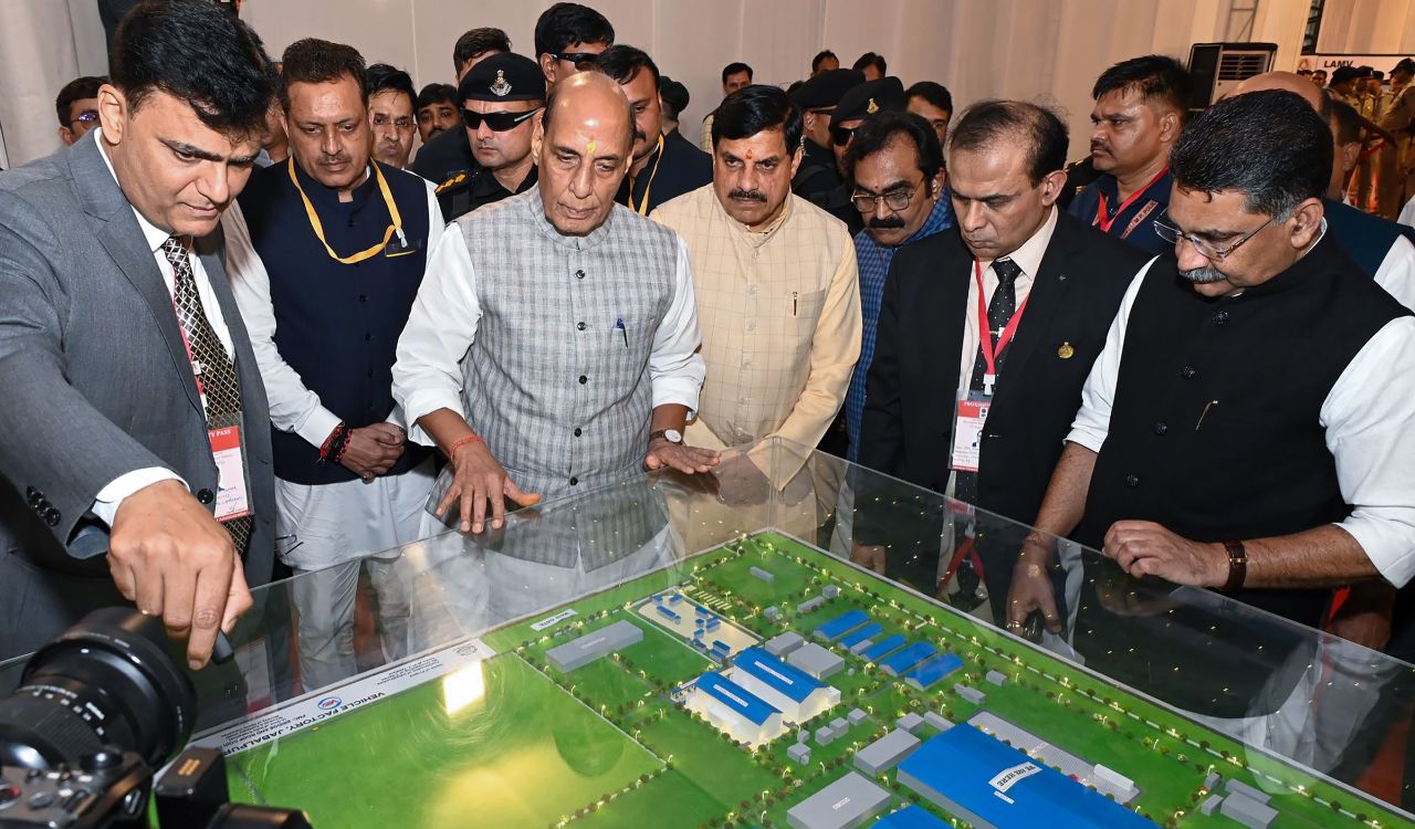Rajnath Singh lays foundation stone for Rs 472-crore tank overhaul facility in Jabalpur