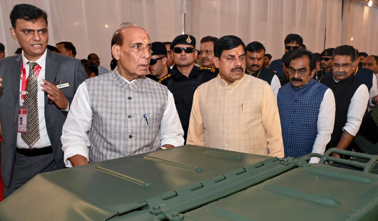 Tanks an ‘iron wall’ on borders, says Rajnath Singh