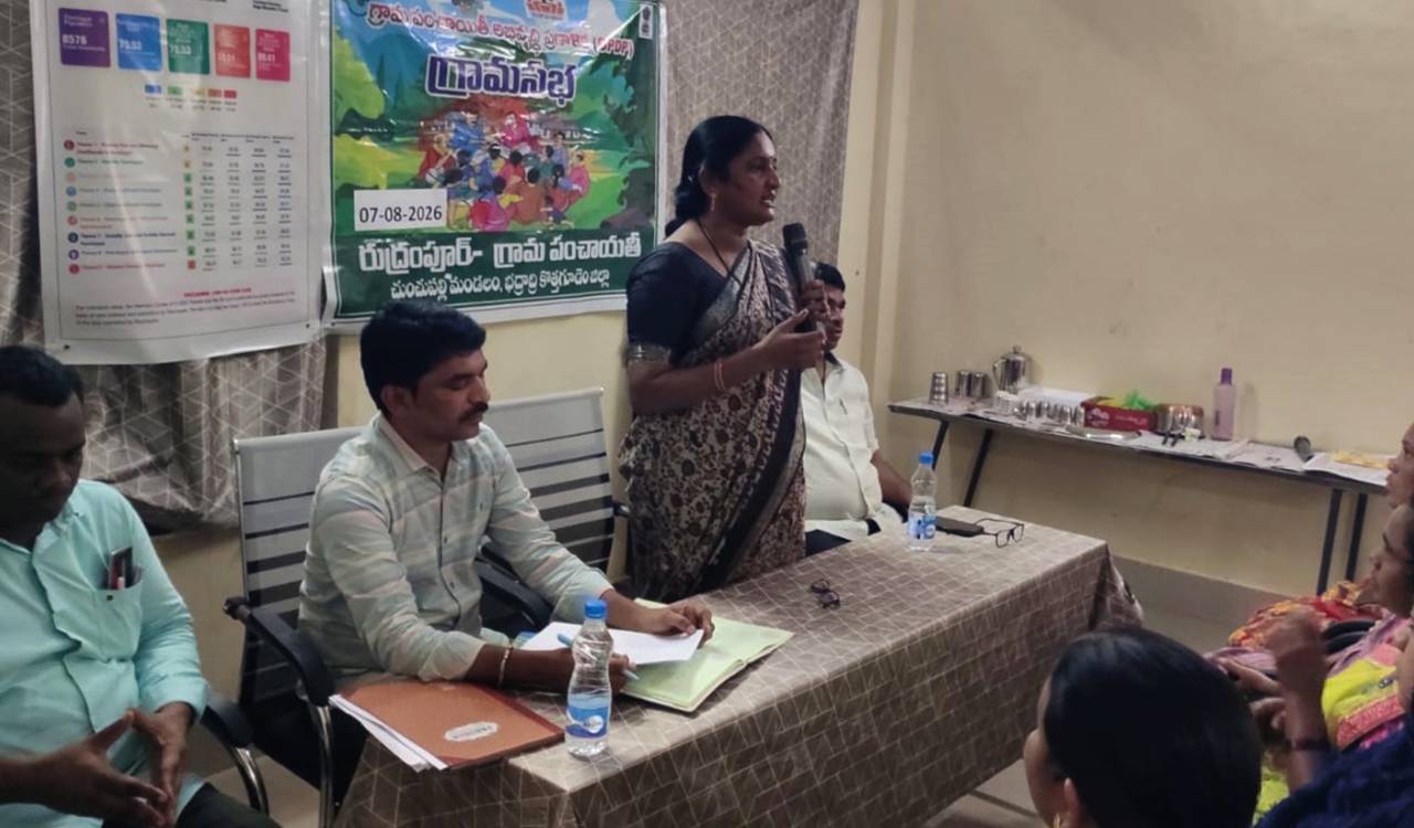 Kothagudem Congress sarpanch accuses officials of blocking Rudrampur development