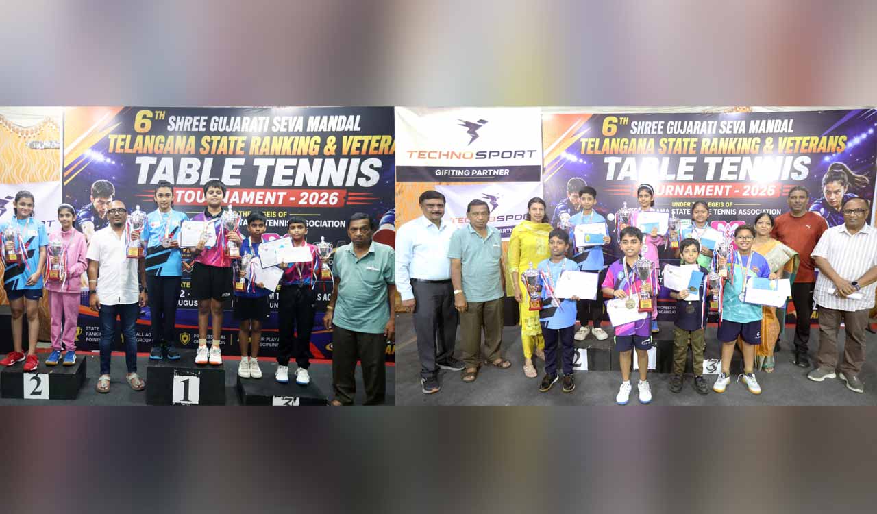 SGUTTA players dominate State-ranking table tennis tournament