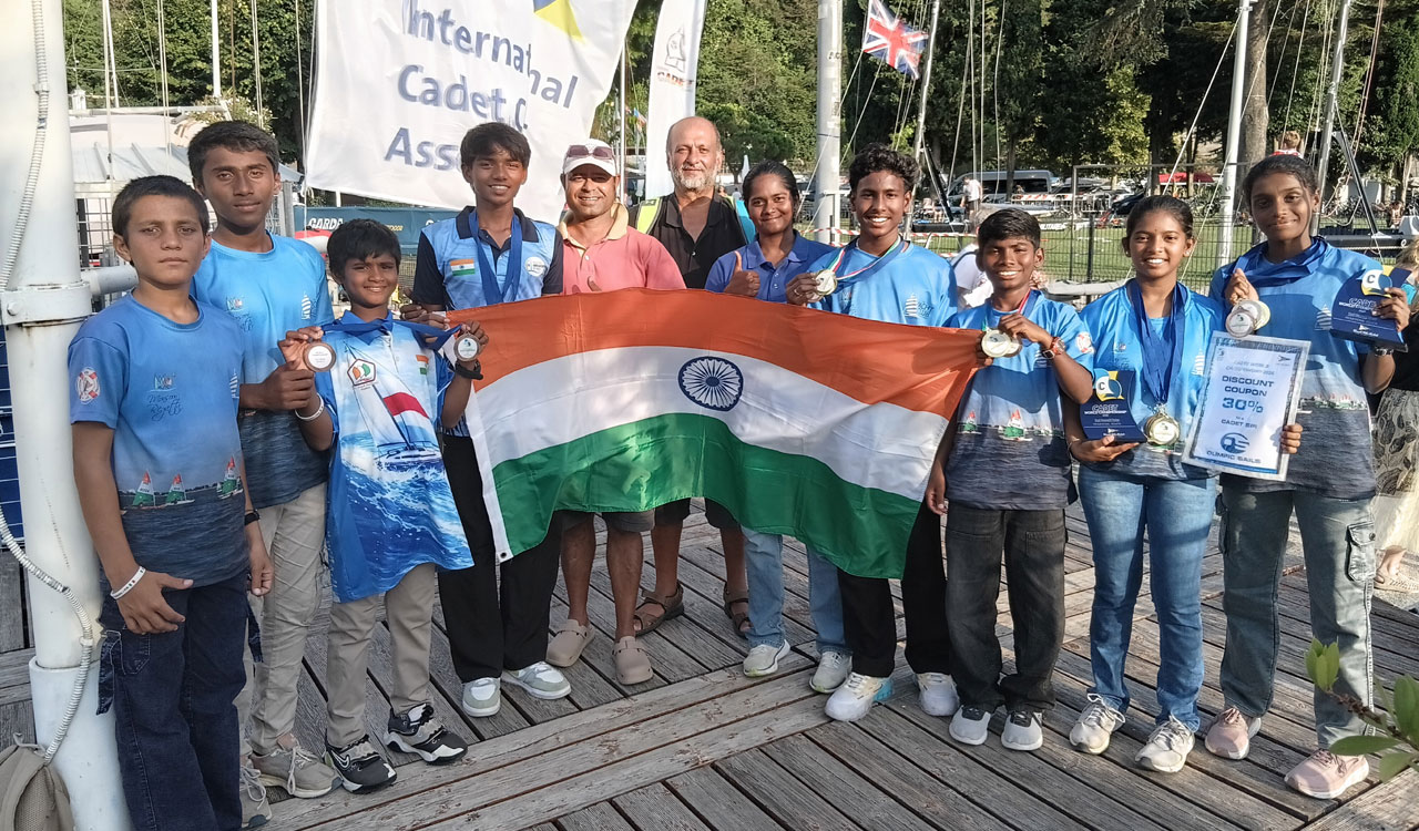 Hyderabad sailors make history at International Cadet Class World Championships
