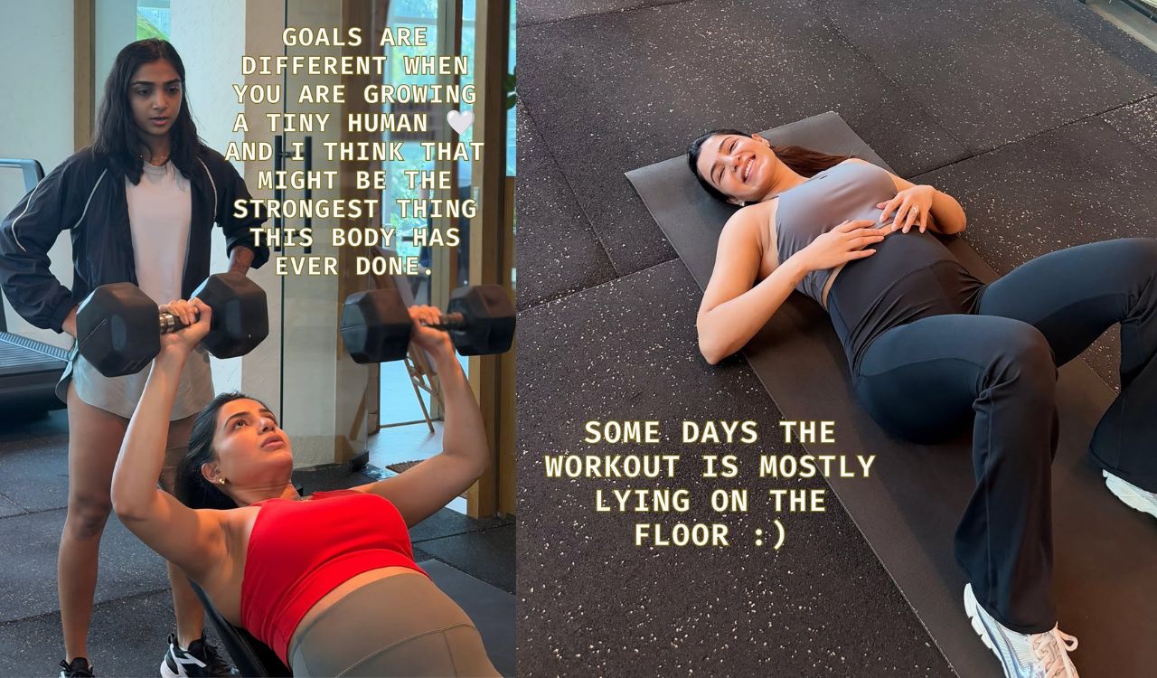 Samantha Ruth Prabhu shares glimpse of pregnancy fitness routine