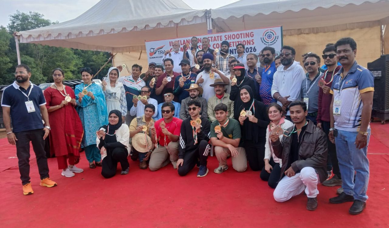 Mohammed Ashraf Ganyani bags silver in 300m rifle prone event in Hyderabad