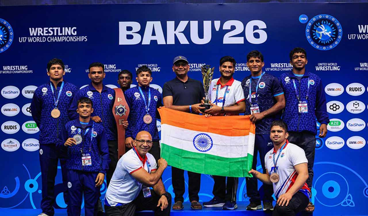 Sitender Malik wins second U17 world title as India finishes with 13 medals in Baku