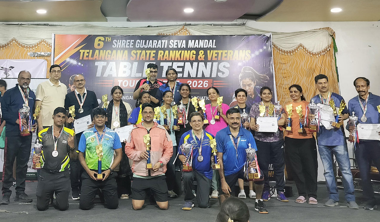 Harikrishna bags double at Gujarati Seva Mandal seniors table tennis tournament