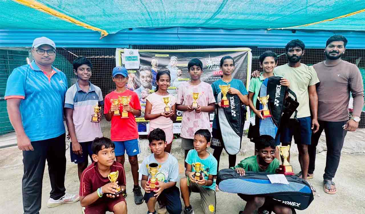 Ayansh wins boys under-14 title in TPL Ranking Tennis Tournament