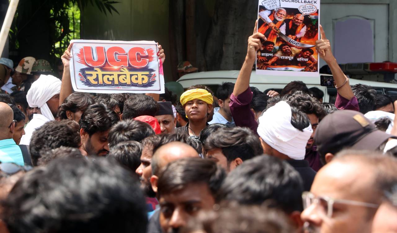 Anti-reservation protest erupts at Jantar Mantar, Delhi police detain several protesters