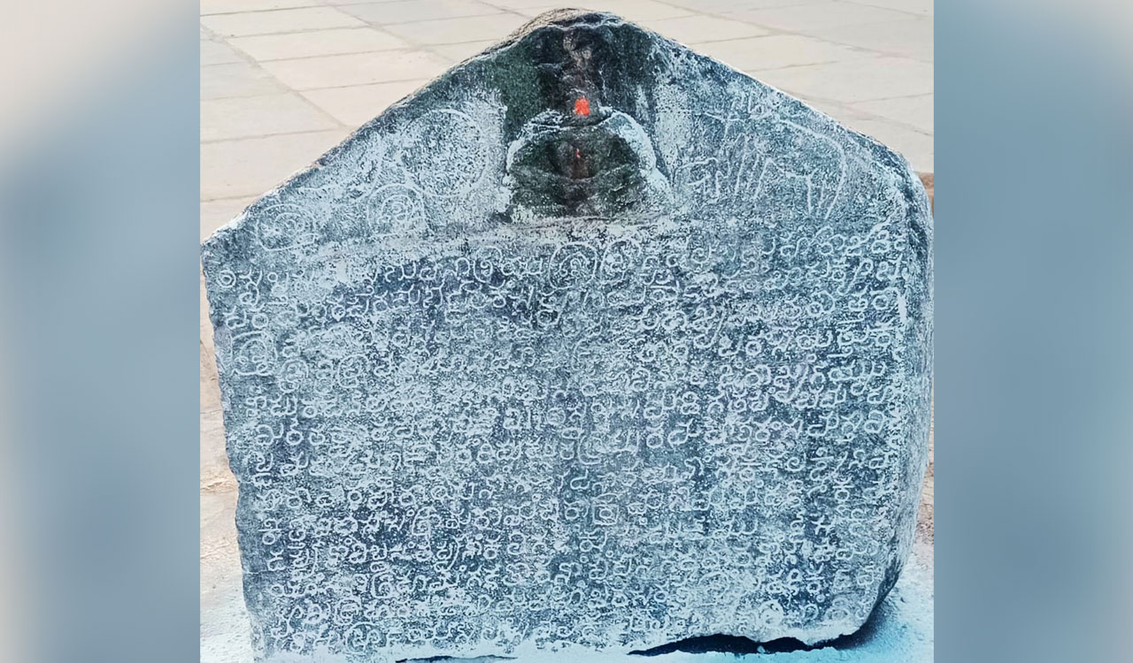 11th-century Telugu-Kannada inscription discovered at Dundigal temple in Telangana
