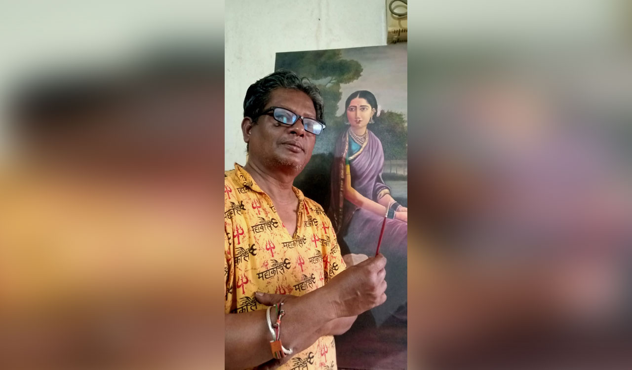 Hyderabad artist’s viral Instagram video sparks global support for temple painting