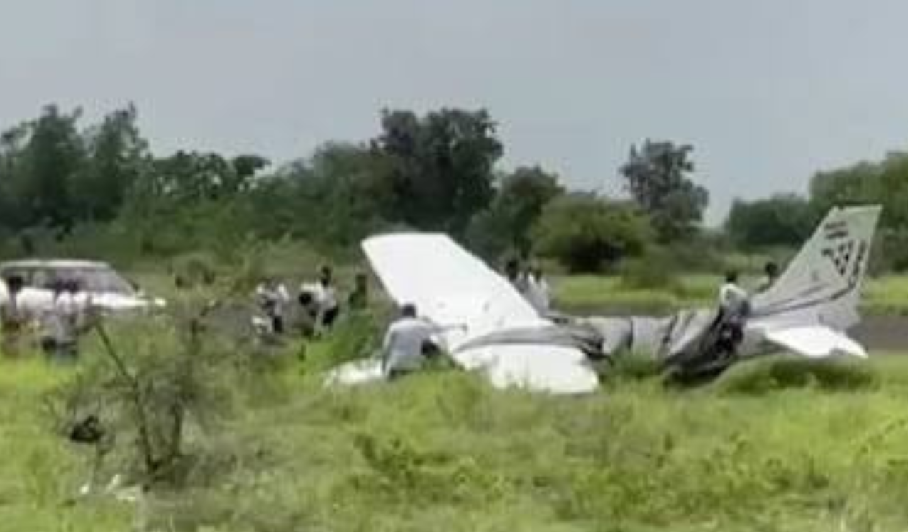 Trainer aircraft crashes near Baramati airstrip in Maharashtra, no casualties