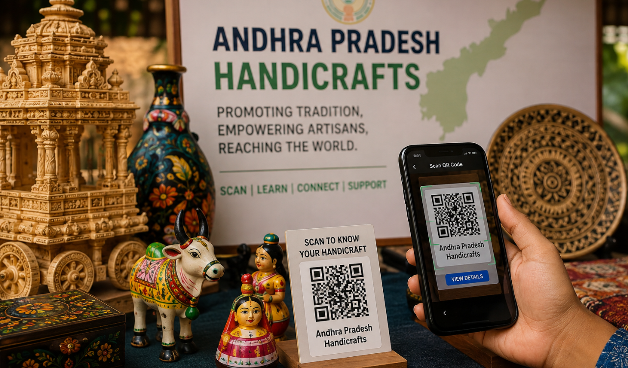 AP launches QR code system to promote handicrafts globally