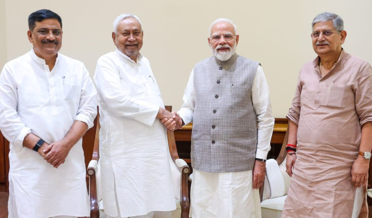 Nitish Kumar meets PM Modi after BJP’s Bankipur bypoll defeat
