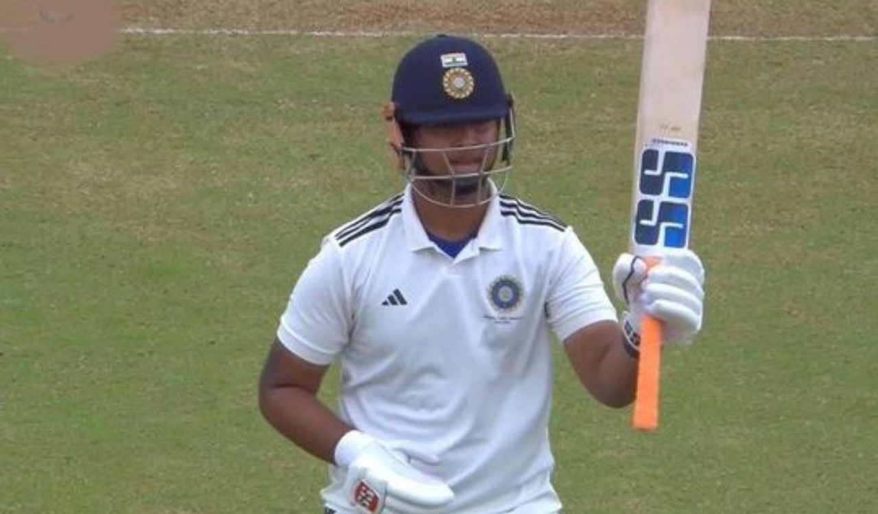 Duleep Trophy: Sooryavanshi creates history with youngest-ever fifty