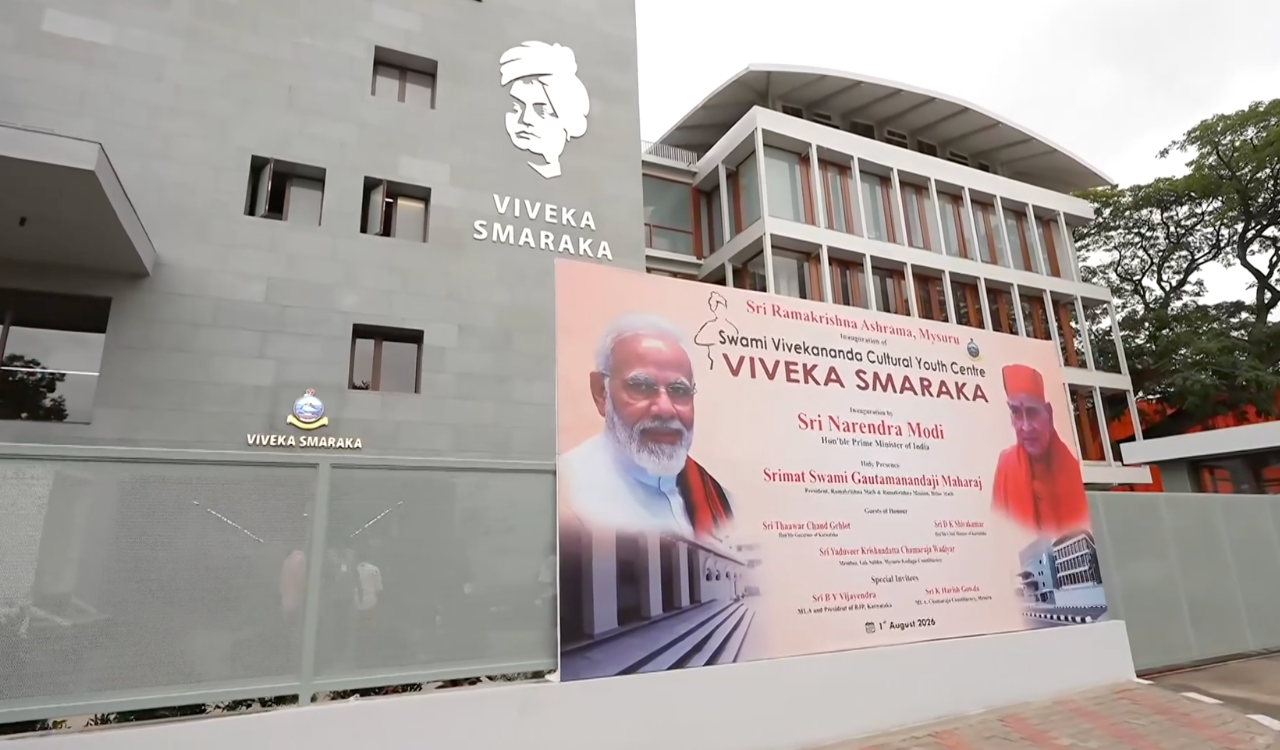 PM Modi to inaugurate Swami Vivekananda Cultural Youth Centre in Mysuru