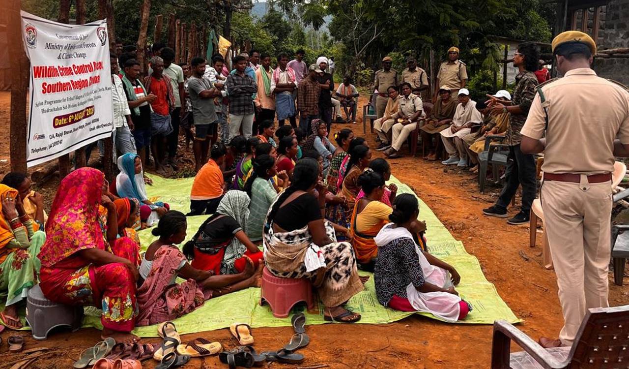 WCCB holds awareness drive against poaching in Cherla Range