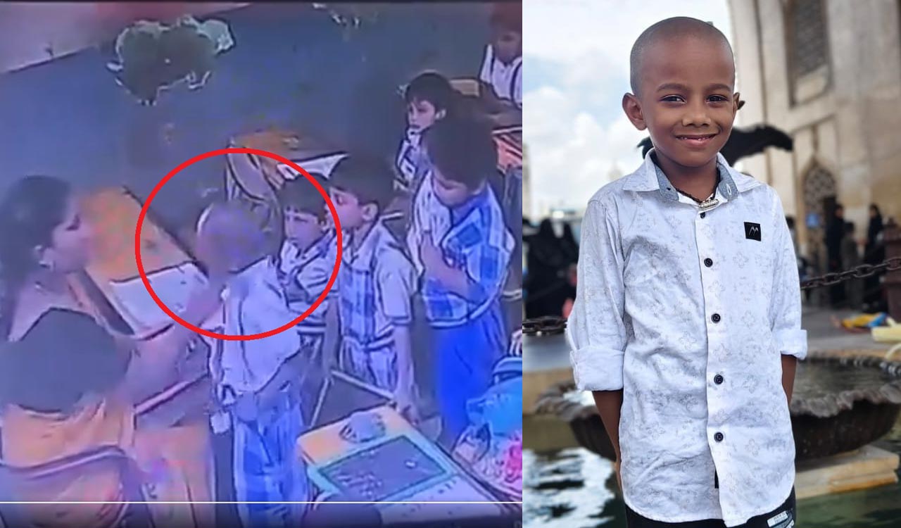 Watch: Six-year-old boy dies after teacher allegedly slaps him at Visakhapatnam school