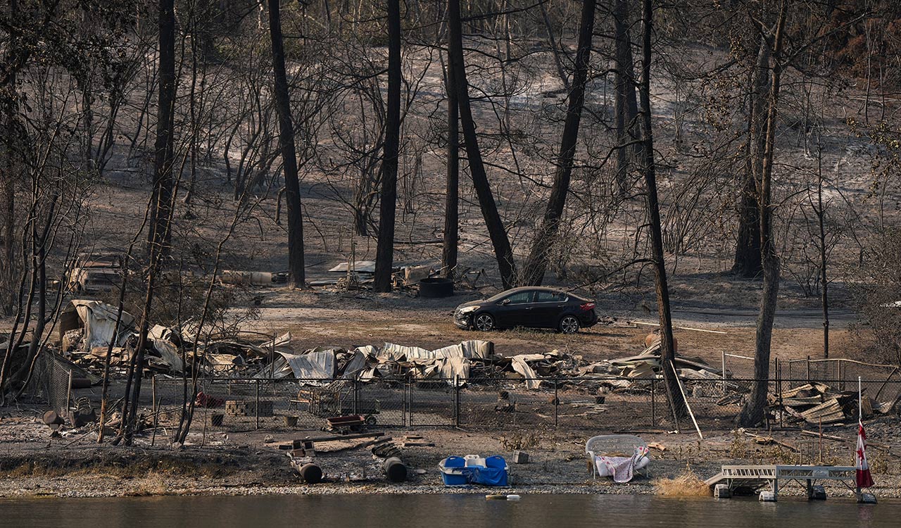 Wildfire destroys about 230 homes in western Canadian Indigenous community, officials say