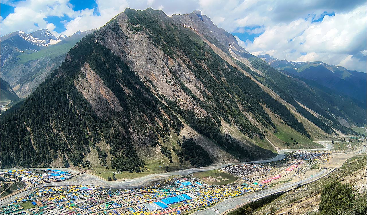 Amarnath Yatra suspended indefinitely as tracks damaged in adverse weather conditions