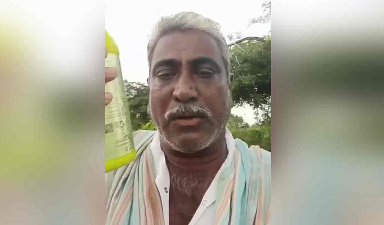 Farmer accuses Congress leaders of harassing him in Dy.CM Bhatti’s constituency