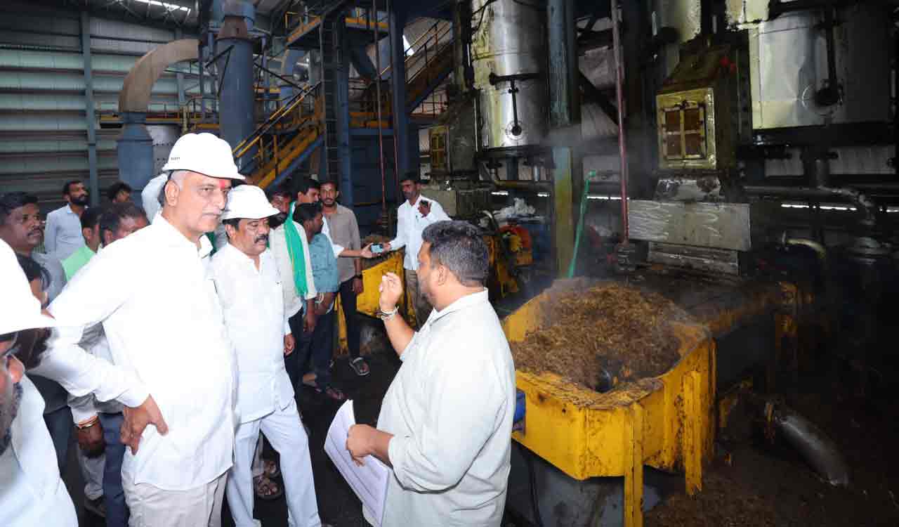 Harish asks OILFED to start operation of refinery at Oil Palm Factory