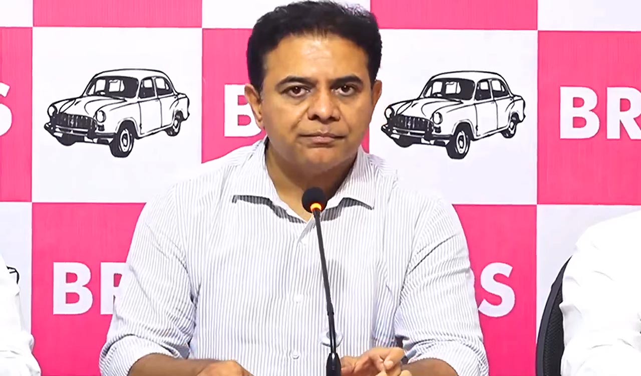 Former MLA Peddi Sudarshan Reddy was under pressure from Revanth govt: KTR