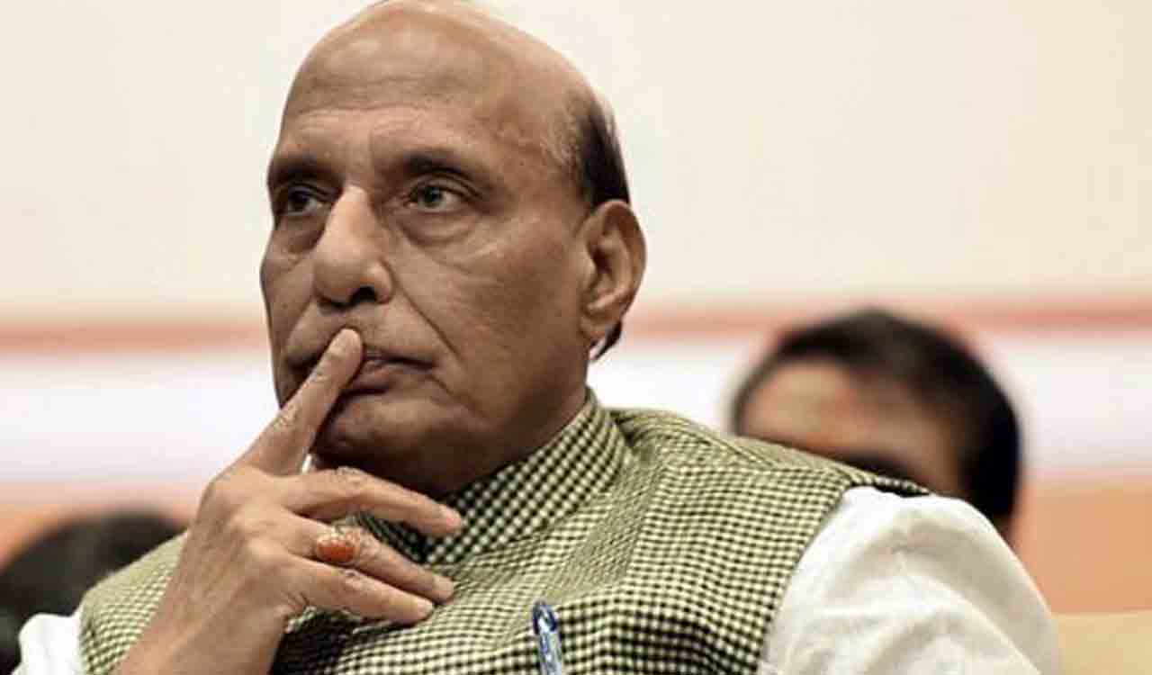 Rajnath Singh lays foundation for Rs 3,500 crore ship projects