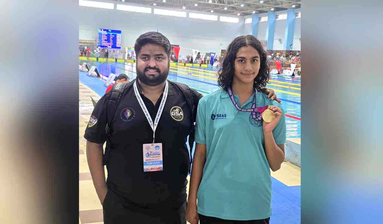 Shivani Karra wins gold at Sub-junior National Aquatics Championship