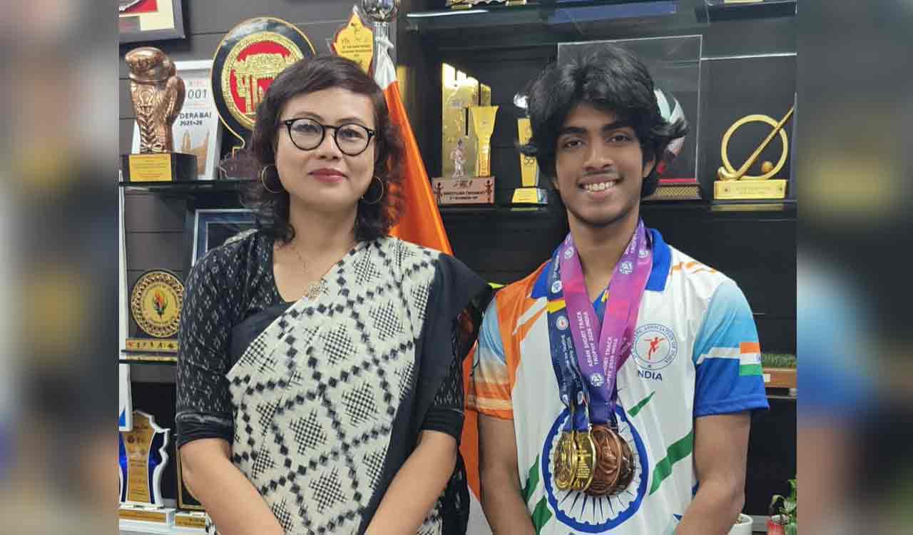 Telangana speed skater Pranav Madav eyes 2030 Winter Olympics