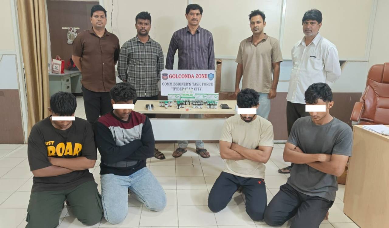 Hyderabad Task Force arrests four for illegal sale of bodybuilding injections