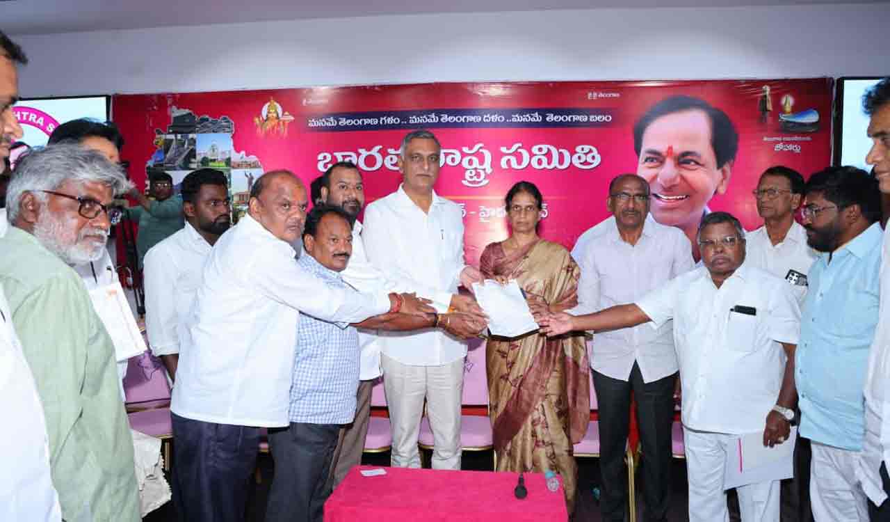 22A restrictions leave ordinary families in distress, victims reach Telangana Bhavan for relief