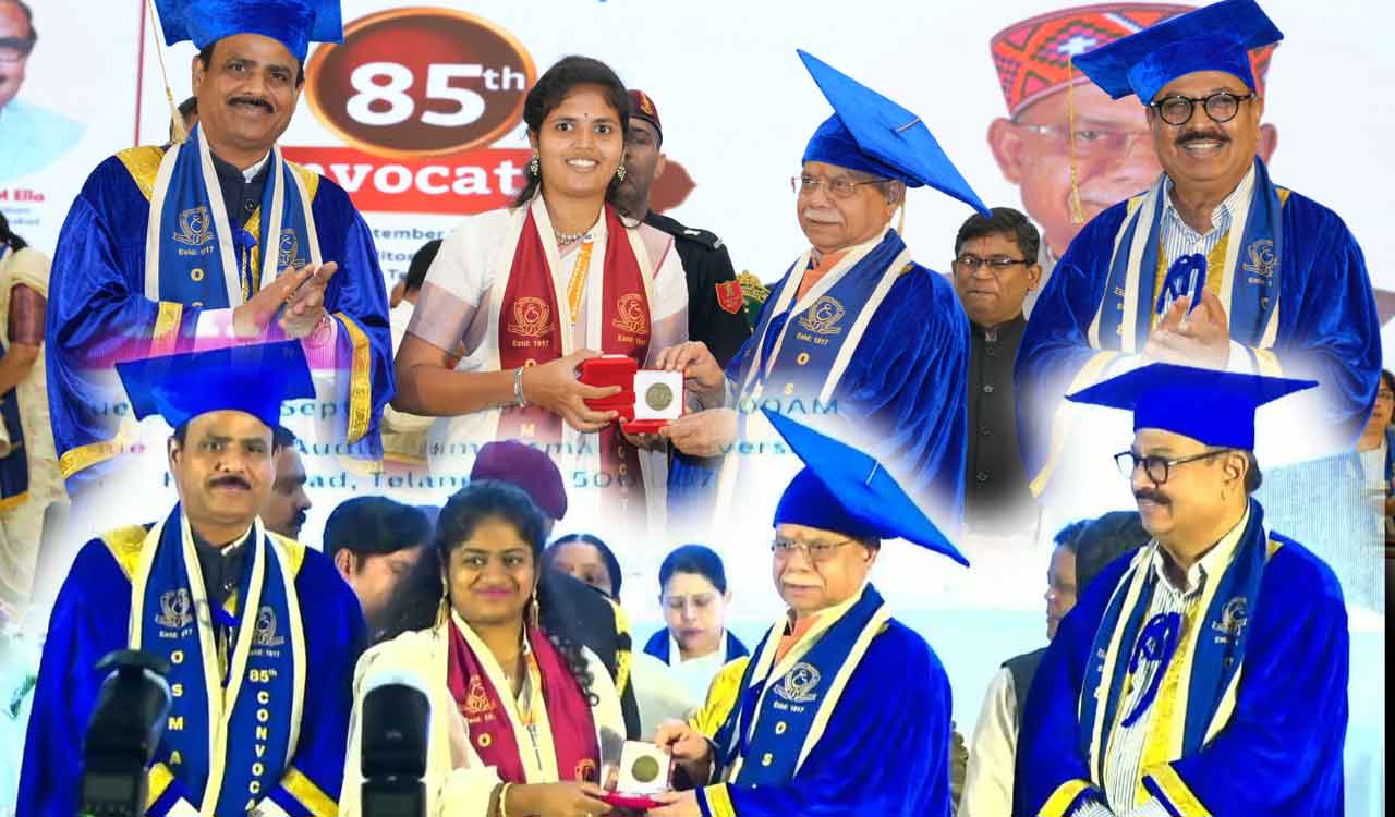 OU student bags five gold medals in Chemistry; Shreya receives Prof J Satyanarayana Memorial Gold Medal